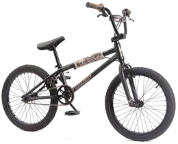 KHEbikes BMX KHE Bicicletta BMX Black Jack nero in alluminio, 20 pollici, con rotore Affix solo 10, 2 kg