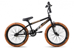 KS Cycling BMX KS Cycling BMX Freestyle - Bicicletta da ragazzo, 20", cerchi, colore: arancione, 25