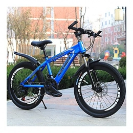GUHUIHE BMX Pneumatico di grasso Bicicletta Mountain Bike Velocità variabile Velocità Cross Country Bicicletta Adulti Studente Bambini BMX Road 20-26 pollici Bici per uomini e donne ( Color : Blue , Size : 21 )