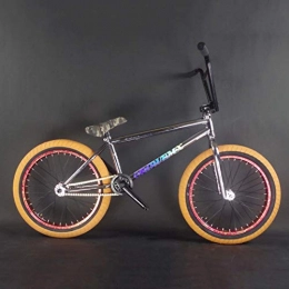 AISHFP BMX Professione BMX Bike, Adatto per Principianti-Livello per i più esperti Via Biciclette BMX, 20-inch Stunt Azione Fancy BMX Biciclette