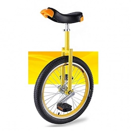 AHAI YU Monocicli 20"Bike Monociclo a Ruota, Bambini / Adulti / Adolescenti Usciught Monociclo, per l'equilibrio Ciclismo Esercizio Come Regali per Bambini (Color : Yellow)