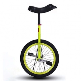 YYLL Bici 20 Pollici in Lega di Alluminio Monociclo for Adulti / Bambini Rotella Trainer con Monocicli Stand for Juggling / Intrattenere Outdoor Sports (Color : Yellow, Size : 20inch)