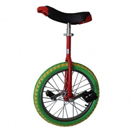 AHAI YU Bici AHAI YU - Bicicletta monociclo per bambini grandi 11 / 12 / 13 / 15 anni, 18", per adulti e adolescenti con pneumatici in butilico ad alta densità (colore: rosso, dimensioni: 18'')