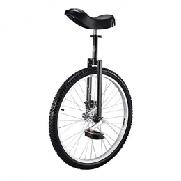AHAI YU Bici AHAI YU Unisex Monociclo Nero per Bambini / Adulti, Esercizio Auto-bilanciamento Bici da Ciclismo - Skidproof, Sport all'aperto Fitness (Size : 24INCH)