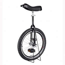 MRTYU-UY Monocicli Balance Bike, Bici Monociclo per Ragazzi e Ragazze con Ruota da 16" / 18" / 20" / 24", Monocicli per Adulti Unisex per Adulti Grandi per Bambini, Carico 150 kg (Nero 46 cm (18 Pollici))