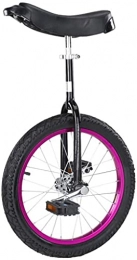MRTYU-UY Monocicli Balance Bike, Monociclo, Bambini Regolabile a Ruota Singola Balance Bike Puntelli Acrobatici per Adulti Bicicletta da Competizione Capacità di Trasporto 400 KG, Regalo (16 Pollici Blu)