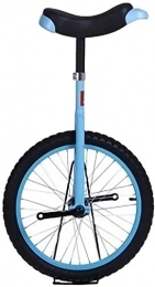 MRTYU-UY Monocicli Balance Bike, Monociclo da 12 Pollici, Allenatore per Ruote da Esterno Antiscivolo Regolabile Fitness Equilibrio Acrobatico Esercizio di Ciclismo Bici a Ruota Singola, Regalo (Blue 48cm)