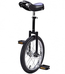 MRTYU-UY Bici Balance Bike, pneumatici allargati monociclo da 20" / 24" Ciclismo per sport all'aria aperta, esercizio di fitness, bicicletta con bilanciamento a ruota singola (nero 20 pollici)