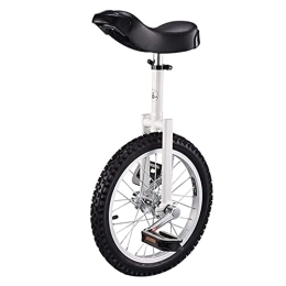 FZYE Bici FZYE Balance Bicycle Monociclo per Bambini / Ragazzi / Ragazze Principianti, Uni Cycle con Design Ergonomico Morsetto A Sgancio Rapido - Bianco