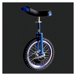 GAOYUY Monocicli GAOYUY Monociclo, Cerchio in Lega di Alluminio Spesso Monociclo con Ruote da 16 / 18 / 20 Pollici Equilibrio Esercizio Fun Fitness for Adulti, Bambini (Color : Blue, Size : 20 Inches)
