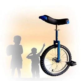 GAOYUY Bici GAOYUY Monociclo da 16 / 18 / 20 / 24 Pollici, Sport in Bicicletta All'aperto Skidproof Tire Cycle Balance Esercizio Fun Fitness per Adulti, Bambini (Color : Blue, Size : 20 inch)