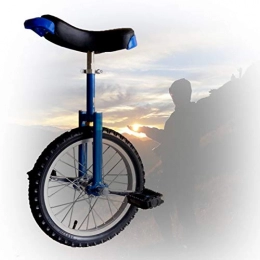 GAOYUY Bici GAOYUY Monociclo da Allenamento, 16 / 18 / 20 / 24 Pollici Monociclo Freestyle Skidproof Tire Cycle Balance Esercizio Fun Fitness per Bambini Adulti (Color : Blue, Size : 24 inch)