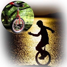 GAOYUY Bici GAOYUY Monociclo da Allenamento, Telaio in Acciaio da 16 / 18 / 20 / 24 Pollici One Wheel Bike Pedali in Plastica Arrotondati per Esercizi di Ciclismo in Equilibrio Come Regali per Bambini 4 Colori