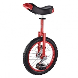GAOYUY Bici GAOYUY Monociclo, Monociclo con Ruote da 16 / 18 / 20 Pollici Sport in Bicicletta All'aperto for Bambini Principianti Adulti Esercizio Fun Bike Cycle Fitness (Color : Red, Size : 20 Inches)