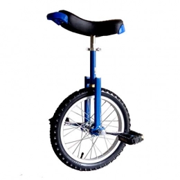 GAOYUY Bici GAOYUY Monociclo, Ruota da 16" / 18" / 20" / 24" Club Freestyle Monociclo con Cerchio in Lega Sella Ergonomica Sagomata Sport in Bicicletta All'aperto (Color : Blue, Size : 16 Inches)