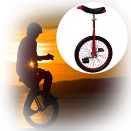 GAOYUY Monocicli GAOYUY Monociclo Unisex, Monociclo Freestyle da 16 / 18 / 20 / 24 Pollici con Cerchio in Lega Forte E Robusto Sport in Bicicletta All'aperto for Adulti, Bambini (Color : Red, Size : 16 Inches)