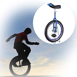 GAOYUY Bici GAOYUY Monociclo Unisex, Monociclo Freestyle da 16 / 18 / 20 / 24 Pollici Pneumatico Antiscivolo Regolabile Balance Cycling Use for Adulti, Bambini (Color : Blue, Size : 20 Inches)