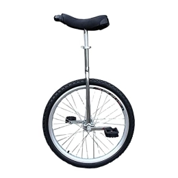 GAXQFEI Bici GAXQFEI 20"Monociclo, Adulti Big Kids Beginner One Wheel Bilanciamento Bike Bike, Telaio in Lega Di Alluminio, per Le Persone Altezza 160-175 Cm, Caricare 150 Kg