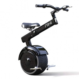 GJZhuan Monocicli GJZhuan 800W Equilibrio Elettrico Monociclo Moto, for Adulti Pieghevole Monoruota Elettrico Monociclo con Freno Seat / Controllo Somatosensoriale, 67.2V, 264WH, 22kg Pesare (Size : 25km)