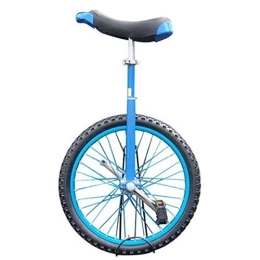 HWF Monocicli HWF Monociclo 14 / 16 / 18 / 20 Pollici Ruota Monociclo per Persone Alte, Starter Beginner Uni-Cycle, Bambini Adulti Sport All'aperto, Blu (Color : Blue, Size : 18")