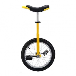 HWLL Monocicli HWLL Monociclo Carriola Gialla per Monocicli, Monociclo Sportivo per Adulti per Bambini da 16 / 18 / 20 Pollici, Acrobazie, Single Fitness Balance Bike (Size : 20")