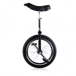 HWLL Bici HWLL Monociclo Monociclo Freestyle Ruota da 18 Pollici, per Bambini Monocicli Adulti, Trainer a Ruote con Supporto per Monocicli, Sport all'Aria Aperta (Color : Black)