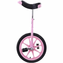 LJHBC Monocicli LJHBC Monociclo Monociclo da Bambino Rosa (Ruota da 16 Pollici) per Bambine, Sport all'aperto Bicicletta con bilanciamento a Ruota Singola Auto acrobatica