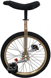 MLL Bici MLL Balance Bike, Monociclo Gold da 20" / 24" per Big Kid / Teen / Adulti / Donna / Uomo, per Principianti di Esercizi di Fitness, Cerchio in Lega Antiscivolo