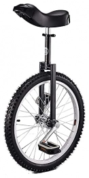 Unicycles Bici Monocicli per adulti e bambini, bicicletta unisex, da 50, 8 cm con ruote singole, per adulti, bilanciamento regolabile in altezza, ottimo compleanno, 5 colori (colore: nero)