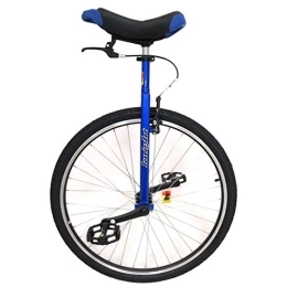 WYFX Bici Monociclo adulto con freno a mano, per bambini grandi / mamma / papà / persone alte altezza da 160-195cm (63"-77"), ruota da 28 pollici, carico 150kg / 350lbs (colore: blu, taglia: 28")