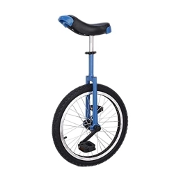  Monocicli Monociclo con Ruota Blu da 16" / 18" / 20", Ruota con Pneumatico Butilico A Tenuta Stagna, Bicicletta Blu con Regolazione Dell'Altezza con Cerchio in Lega di Alluminio, per Adulti E Ragazzi (Dimensioni: