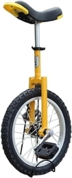 ERmoda Monocicli Monociclo con ruote, bicicletta con ruote in gomma butilica, sport all'aria aperta e fitness, bicicletta bilanciata a ruota singola, bici acrobatica (Size : Yellow)