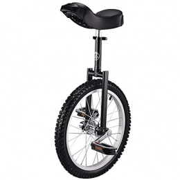 GJZhuan Monocicli Monociclo for Bambini, 16" / 18" / 20" Wheel Monociclo for Capretti / Ragazzi / Ragazze del Rilascio Rapido del Sedile Regolabile for Adulti, Migliore Regalo di Compleanno ( Color : Black , Size : 16inch )