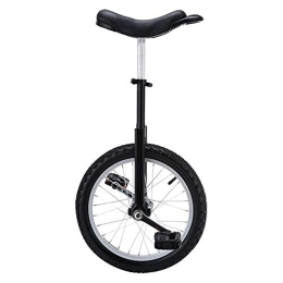 LRBBH Monocicli Monociclo, Girevole a 360 Gradi Acrobazie Equilibrio Ciclismo Ruota per Esercizi Trainer, Sella Ergonomica Sagomata Regolabile per Principianti / 20 pollici / Nero