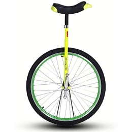 Lqdp Bici Monociclo Monocicli per Adulti da 28'' per Uomini / Persone Alte (Altezza da 160 a 195 Cm), Bilanciamento Extra Large, Carico 150 kg (Color : Yellow)