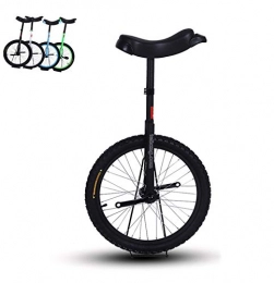Lqdp Bici Monociclo Monocicli per Bambini con Ruote da 18'' per Adolescente / Ragazzo / Figlio, Guida Una Bici Stabile A Una Ruota con Supporto Libero - Facile da Montare, 4 Colori Opzionali (Color : Black)
