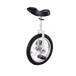 OKMIJN Bici OKMIJN Monociclo Freestyle Monociclo Singolo Rotondo per Bambini Ad Altezza Regolabile Esercizio Ciclismo Equilibrio 16 / 18 / 20 Pollici Nero