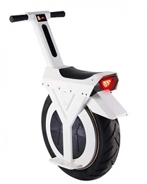 WXX Monocicli Portable 500W Single Wheel Balance Bike Adulto Elettrico Intelligente Somatosensoriale Monoruota Moto 17 Pollici di Larghezza Pneumatico Carriola Drift Scooter, Bianca
