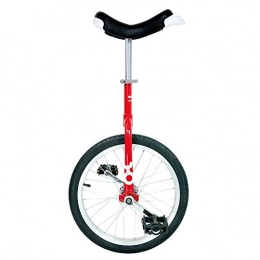QU-AX Monocicli QU-AX Onlyone - Monociclo da 18", con Cerchioni in Alluminio, Colore: Rosso