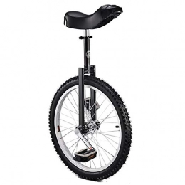 SSZY Bici SSZY Monociclo I Bambini / Bambino / Monociclo (Ruota 20inch), Ragazzi / Ragazze 8 / 10 / 12 / 14 Anni bilanciamento della Moto, Altezza Biciclette Regolabili, Altezza 4.6-5.4ft (Color : Black)
