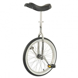 TTRY&ZHANG Bici TTRY&ZHANG 20"Adulto Heavy Duty Allenatore Monociclo - Big Wheel Unicycle per Unisex Adult / Big Bambini / Mamma / papà, Carica 150KG (Color : Black+White, Size : 20 inch)