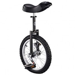 TTRY&ZHANG Bici TTRY&ZHANG Allenatori di Skidproof Unicycles Altezza Regolabile, Bici da Ciclismo per Bambini / Adulti, con Comodo Rilevazione Sella Sedile e Supporto (Color : Black, Size : 24INCH)