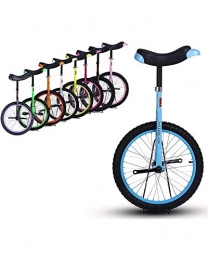 WXX Monocicli WXX Monociclo da 14 Pollici per Bambini Monociclo Competitivo Bici Antiscivolo A Ruota Singola Cerchio in Lega di Alluminio Un Monociclo Sportivo per Principianti, Blu