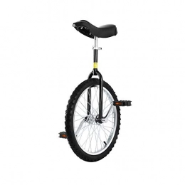 Yonntech Bici Yonntech Bicicletta monociclo per adulti da 16" / 20" / 24", regolabile in altezza, resistente agli urti e al butile, per mountain bike, per l'equilibrio, per la casa (20" blu)