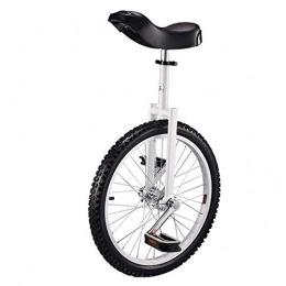 YUHT Monocicli YUHT Monociclo, Esercizio per Bicicletta con bilanciamento in Altezza Regolabile per Adulto da 20 Pollici con Ruote Singole, miglior Compleanno, 5 Colori (Colore: Bianco)