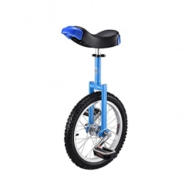YYLL Bici YYLL Monocicli 20"Adulto / Adulto's Trainer Allenatore unità di Altezza Regolabile Monociclo Professionale con Supporto di Monociclo, 4 Colori Disponibili (Color : Blue, Size : 20 inch)