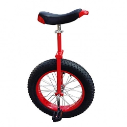 YYLL Bici YYLL Monociclo Balance Scooter con Extra Spessa Pneumatici Mountain Bike Outdoor Bicicletta competitivo Bici (Rosso e Nero) (Color : Without Parking Rack, Size : 20Inch)