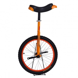 YYLL Monocicli YYLL Rotella Monocicli for Adulti Bambino Uomo Teens Boy Rider 18 Pollici Monociclo Prova della Perdita di butile Pneumatico Ruota Ciclismo Esercizio, Arancione (Color : Orange, Size : 18Inch)