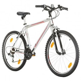 26 pollici CoollooK Optimum 26 Man, alloy Uomo Bicicletta Mountain Bike alluminio cornice RH 48 cm, Shimano 21 Gang Grigio Metallizzato