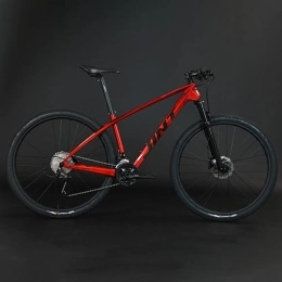 360Home Bici 360Home Telaio in carbonio per mountain bike, 29 pollici, 27 velocità (rosso)